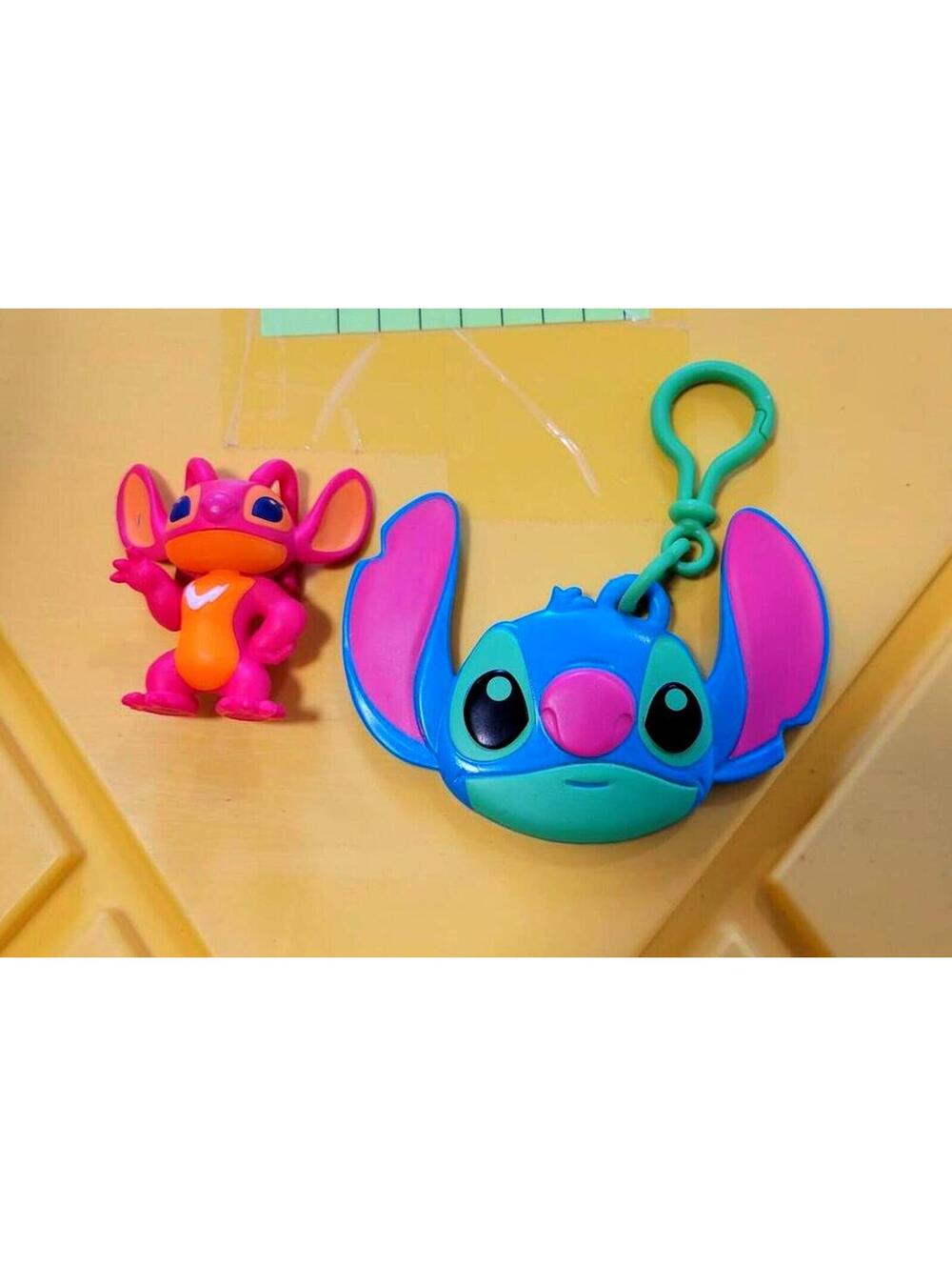 Lilo & Stitch Keychain and Angel Figure Set